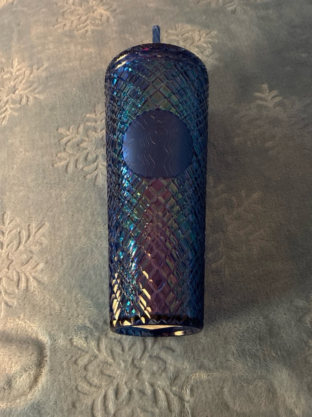 Iridescent Blue Travel Tumbler - Home Accents